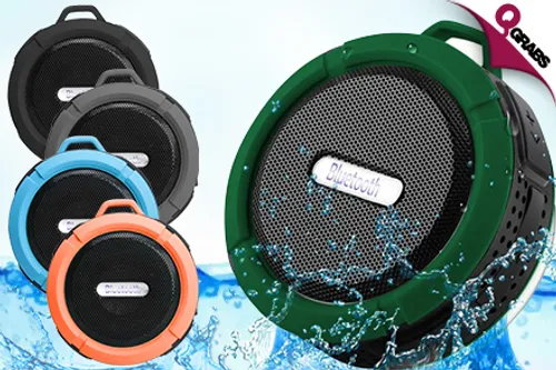 For QR99, Dance On with a Water Resistant Bluetooth Speaker - Choose from Five Groovy Colors! (QR180 Value)